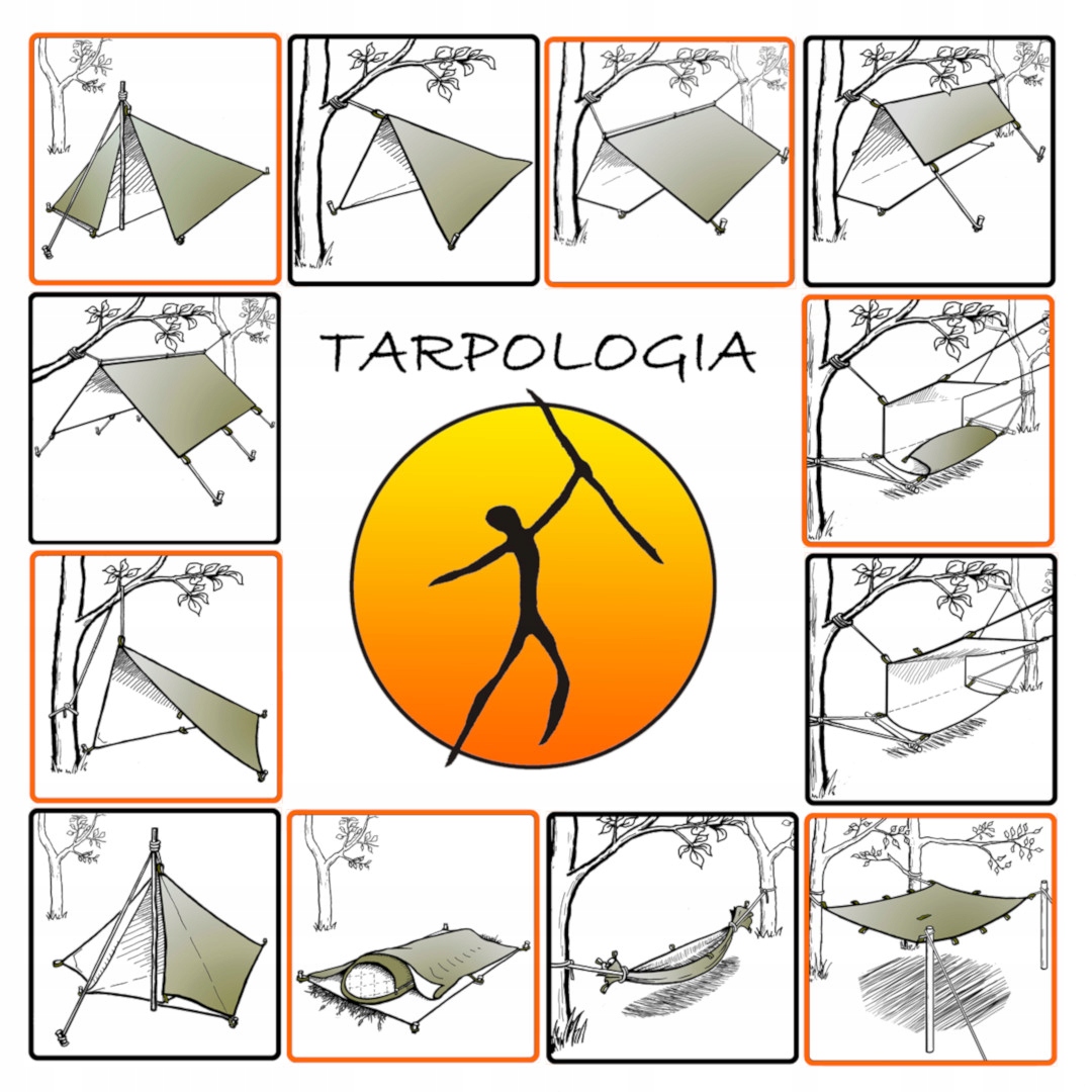 3x2 m-Termoizolacyjna płachta, Thermo-Tarp BUSHMEN Waga 550 g