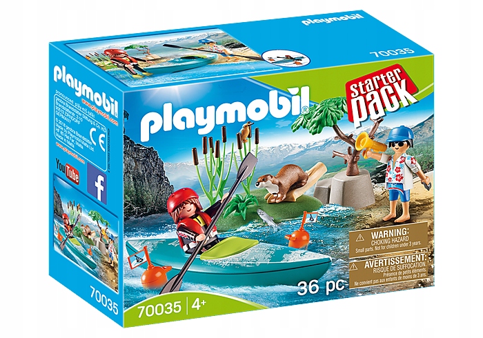 

Playmobil Adventure 70035 City Przygoda Kajak
