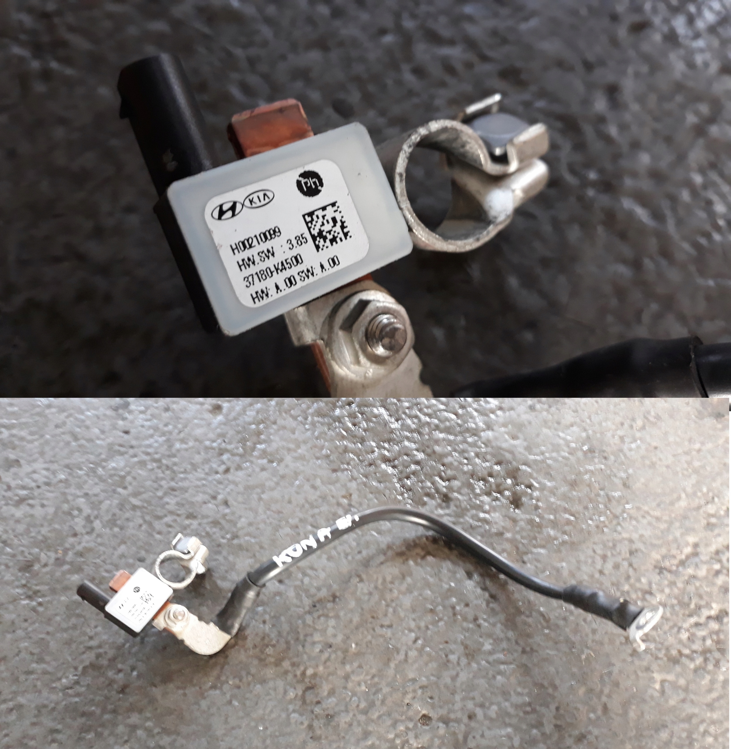 HYUNDAI KONA ELECTRIC KLEMA MINUSOWA 37180-K4500