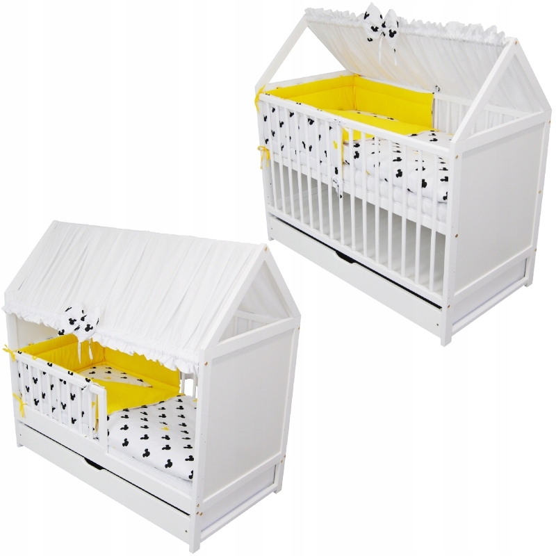 

2w1 Jaś 3 domek szuflad pościel Duo materac 120x60