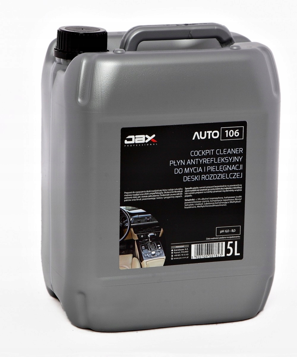 JAX PROFESSIONAL 106 ДЛЯ МЫТЬЯ ПРИБОРНОЙ ПАНЕЛИ