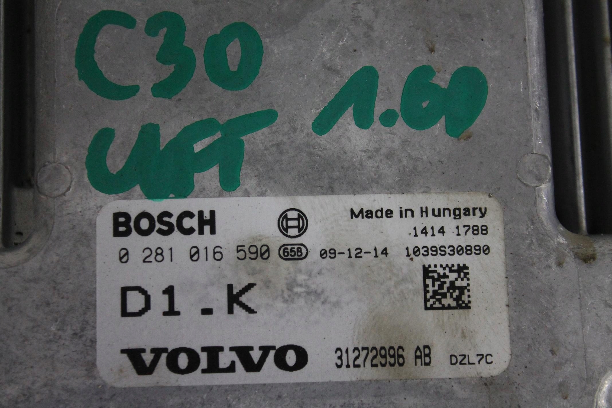 control unit of the engine 31272996AB VOLVO C30 LIFT