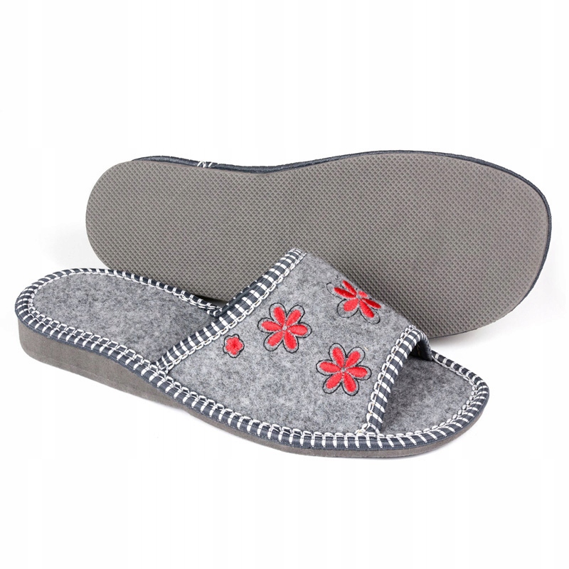 KLAPKI DAMSKIE FILCOWE KAPCIE WYGODNE GÓRALSKIE Marka Nowo