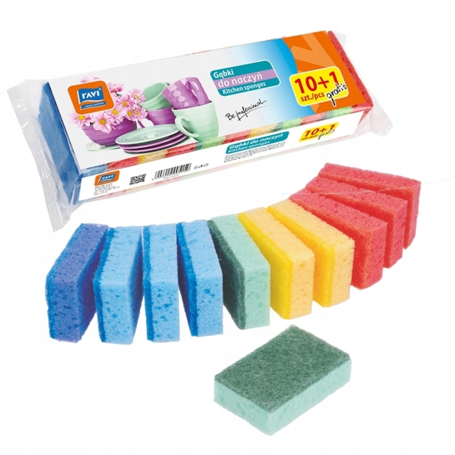 

Gąbki Do Naczyń 10+1szt. Ravi zmywak Pl produkt