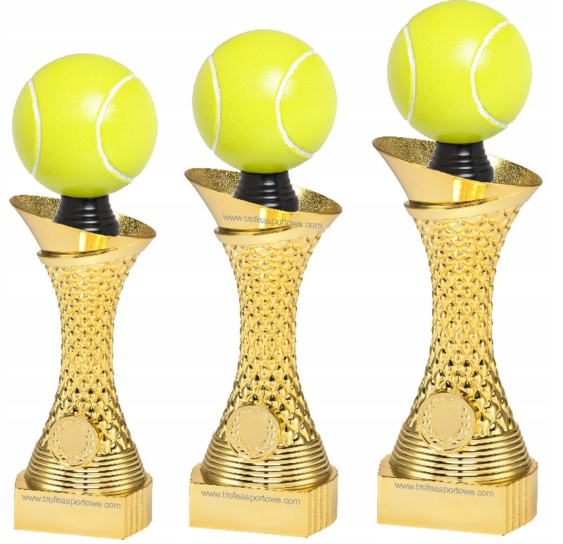 PUCHAR z figurką TENIS ZIEMNY 25cm + grawerka Dyscyplina sportowa Inna