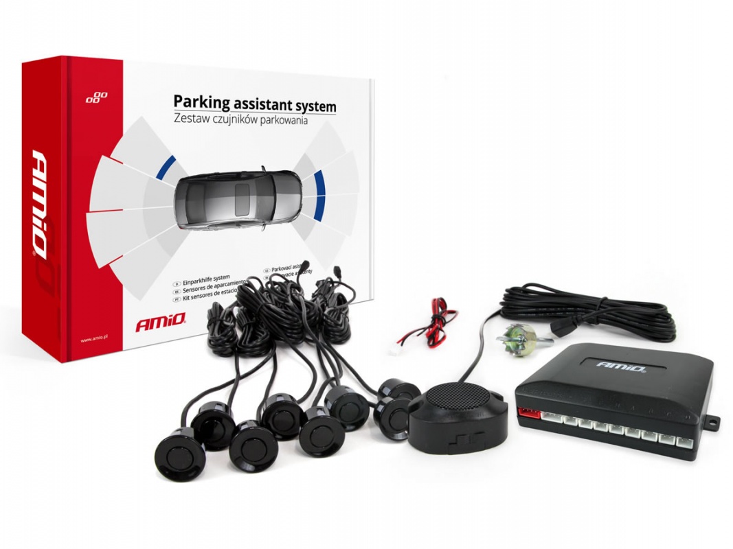 Датчики парковки заднего хода спереди + сзади X8 зуммер