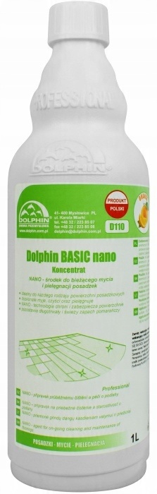 

Dolphin Basic Nano płyn do mycia podłóg pomarańcz.