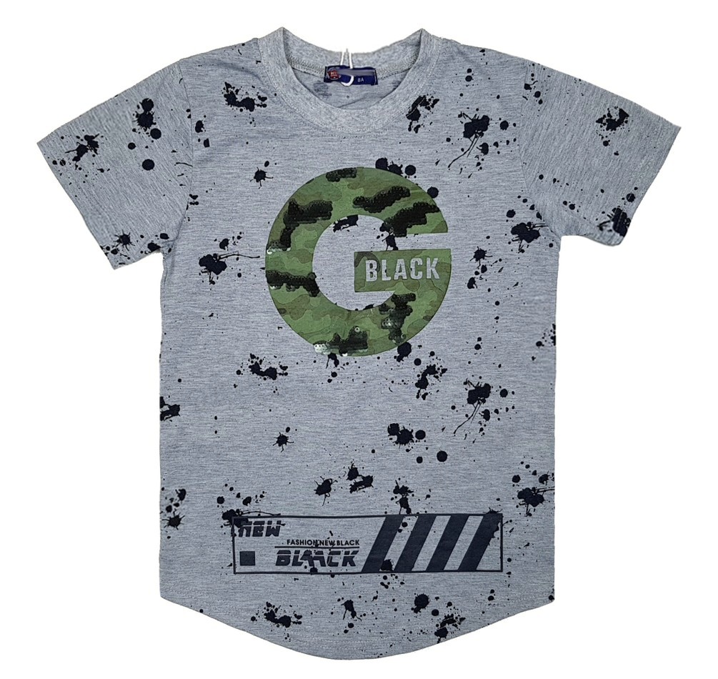 

T-shirt Bluzka G Blaack r 8 - 122/128 cm Szara
