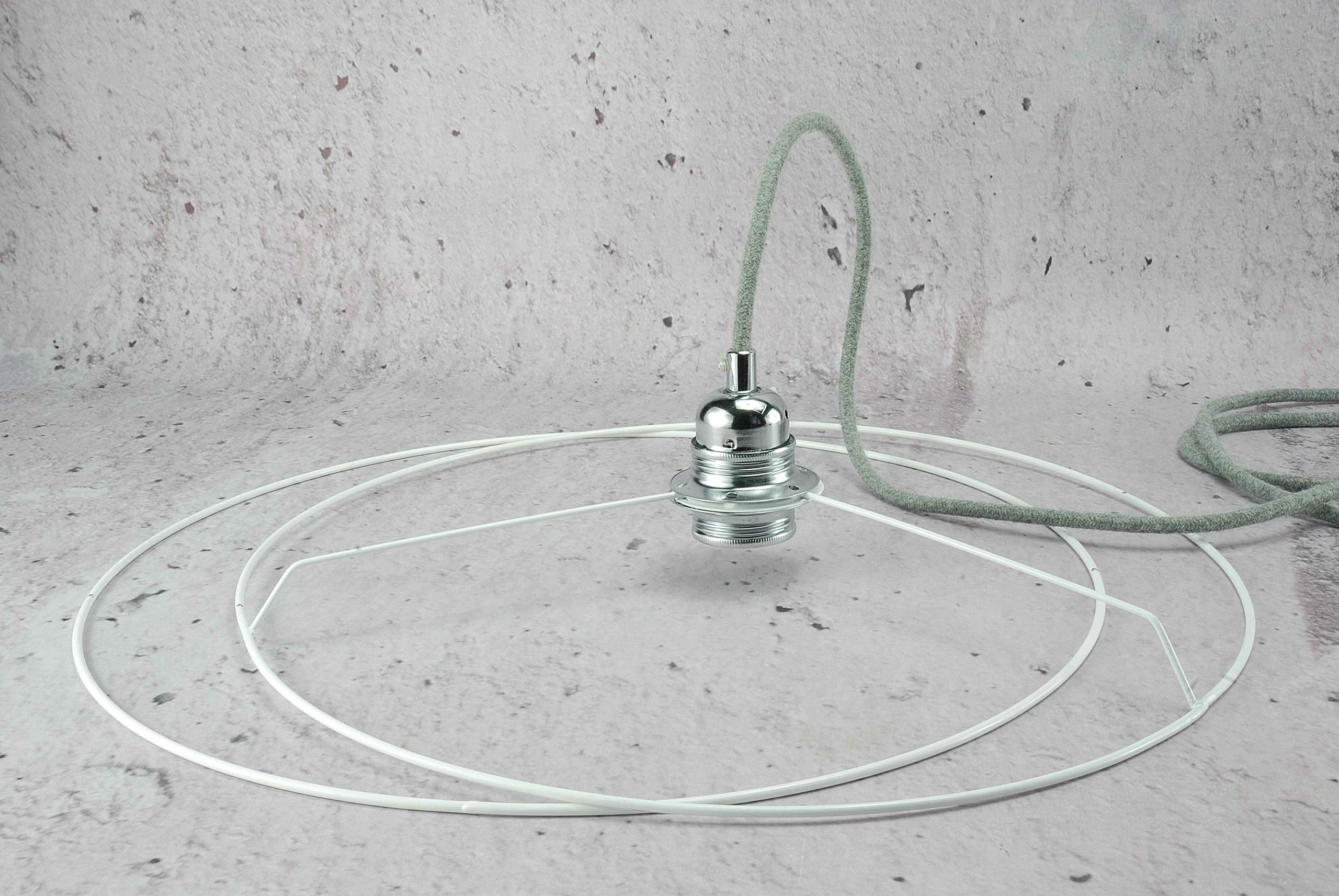 biały stelaż do abażuru do lamp abażur handmade Rodzaj inny