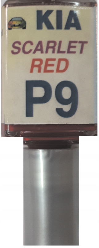 Zaprawka lakier do rys 10ml KIA HYUNDAI P9 SCARLET RED
