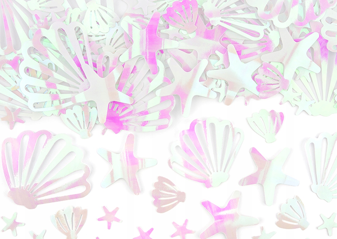 KONFETTI NARWAL MERMAID SYRENKA OPALIZUJĄCE-7908