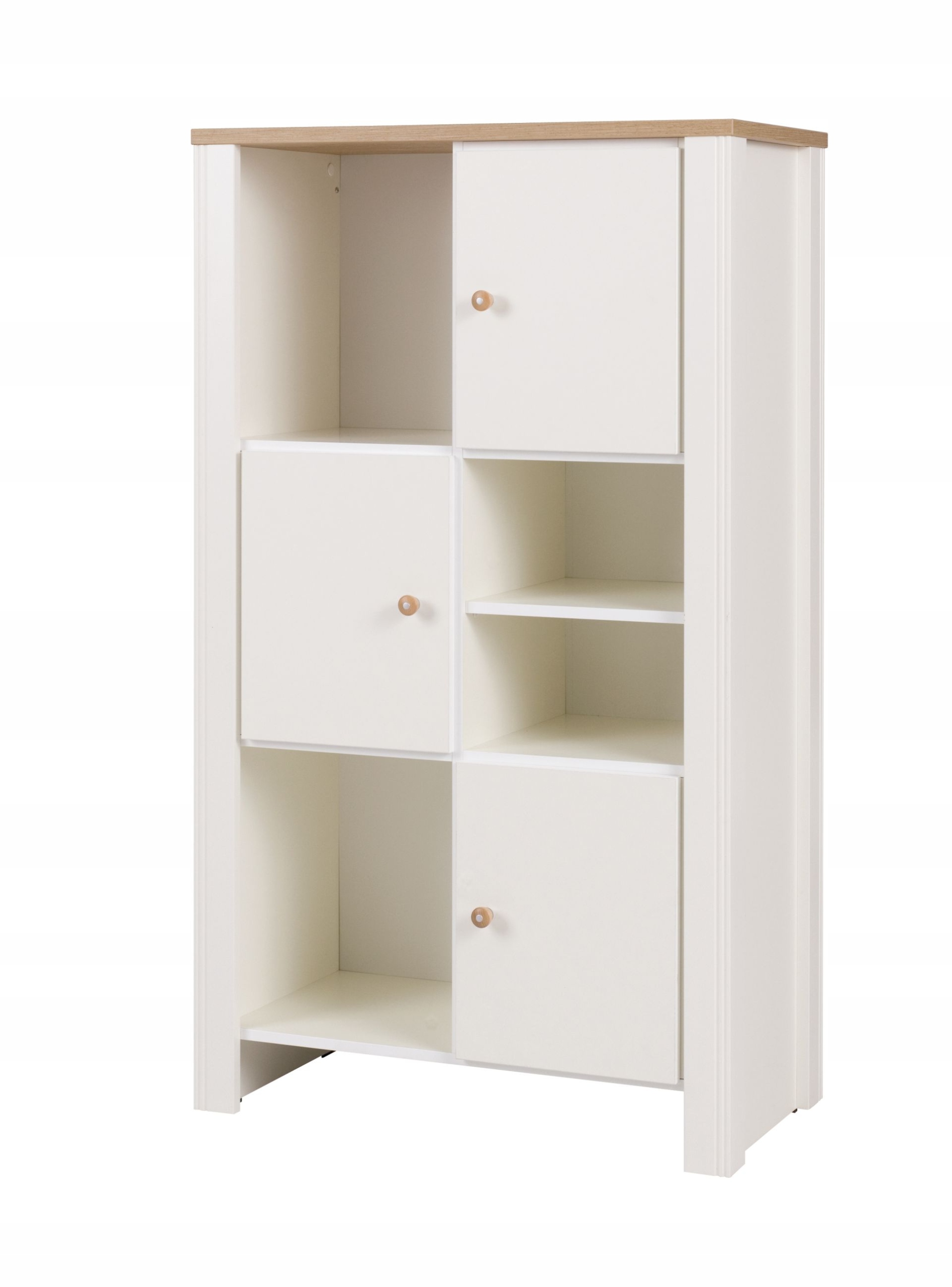 meble BERG 4 - szafa + biurko + półka + regał Liczba elementów w zestawie 4