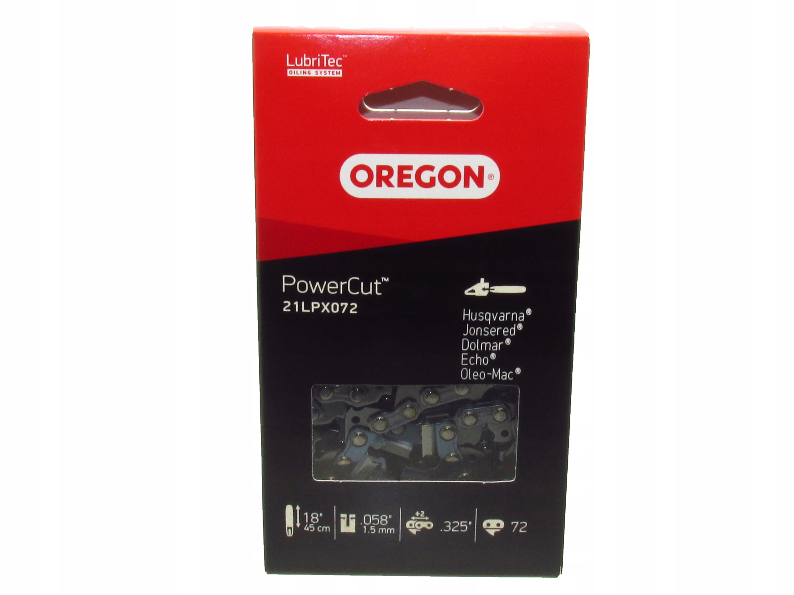 Řetěz Oregon 45 cm 18" 1,5 mm .325" 72 článků pro pilu