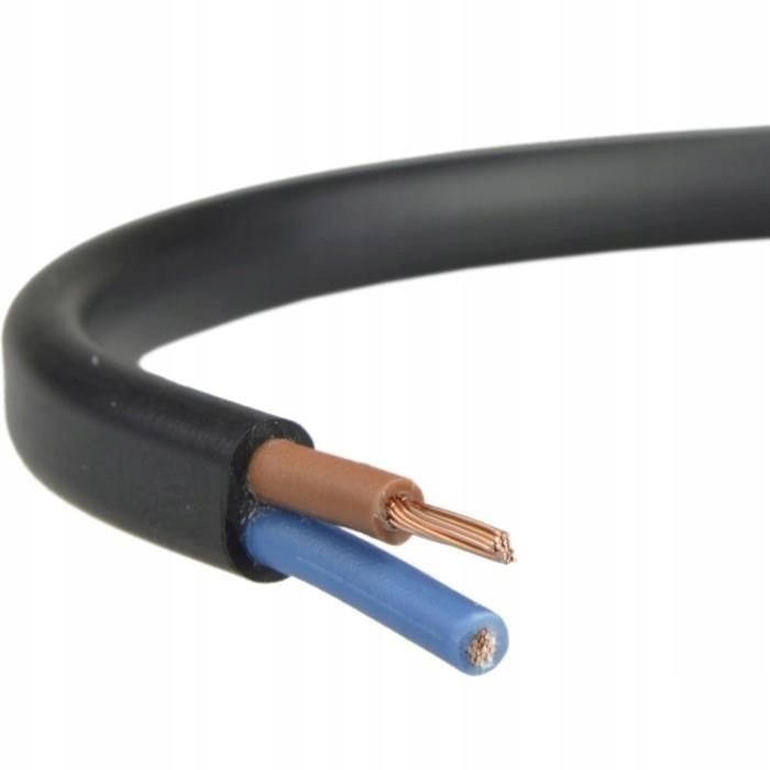 PRZEWÓD KABEL OMYp 2x0,5 300/300V PŁASKI LINKA 100M MIESZKANIOWY ELEKRTYCZN