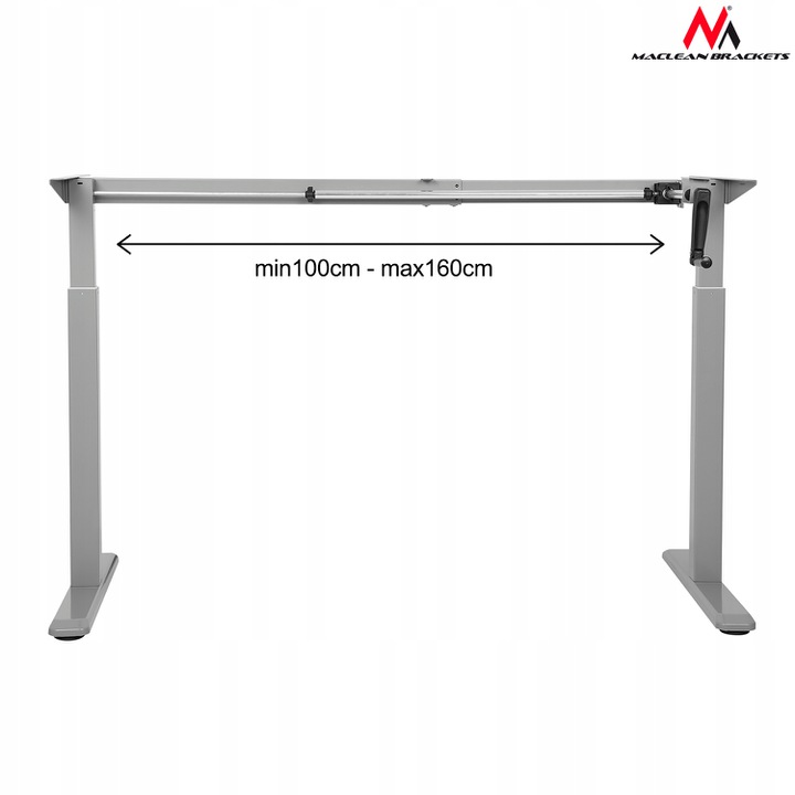 Biurko KOMPUTEROWE Regulacja WYSOKOŚCI do STOJĄCO Głębokość mebla 70 cm