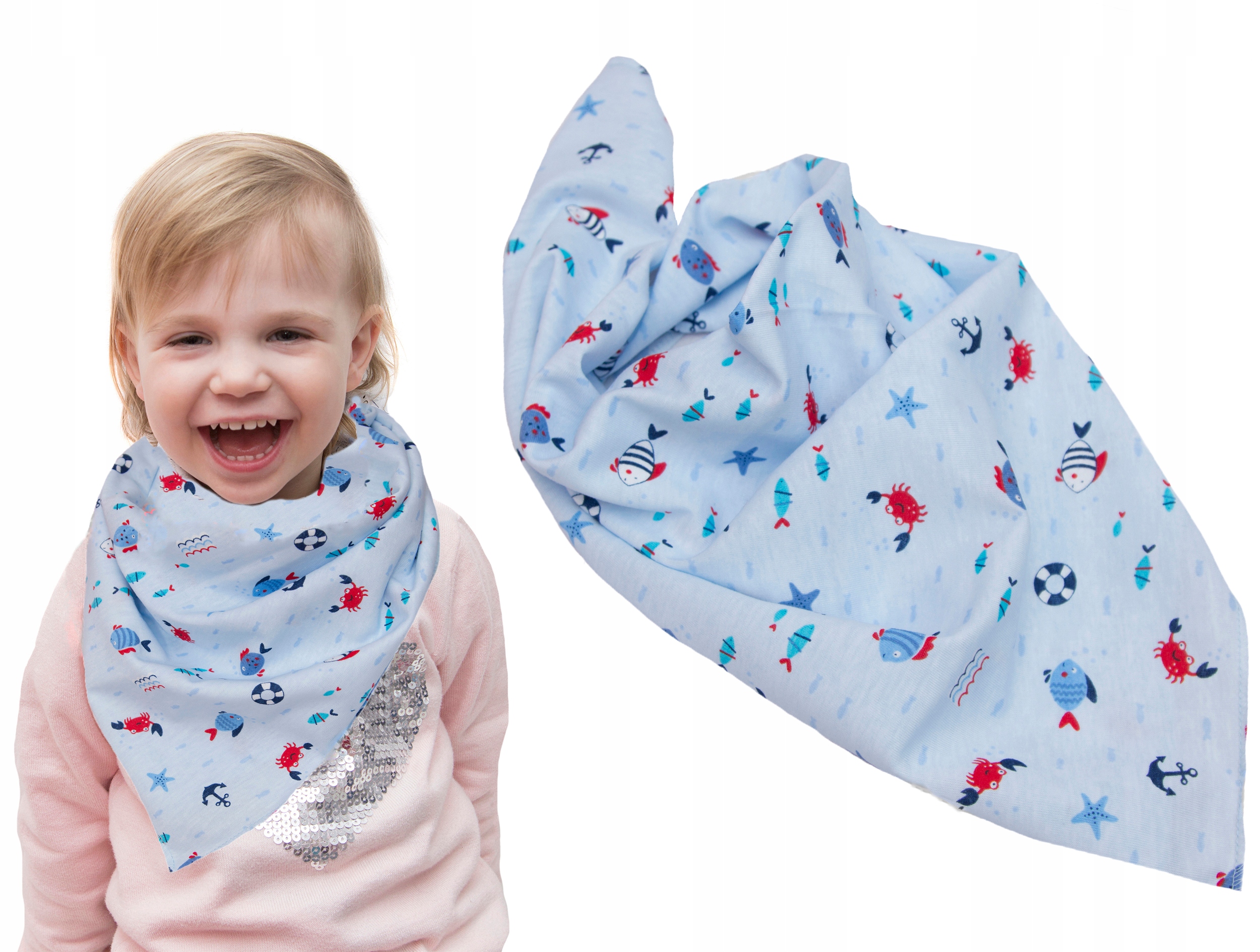 BANDAMKA chustka BAWEŁNIANA 2 3 4 lata DUŻY WYBÓR