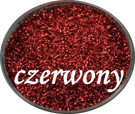 Brokat Czerwony 0,2mm Do Farb , Fug ,lakieru 100g