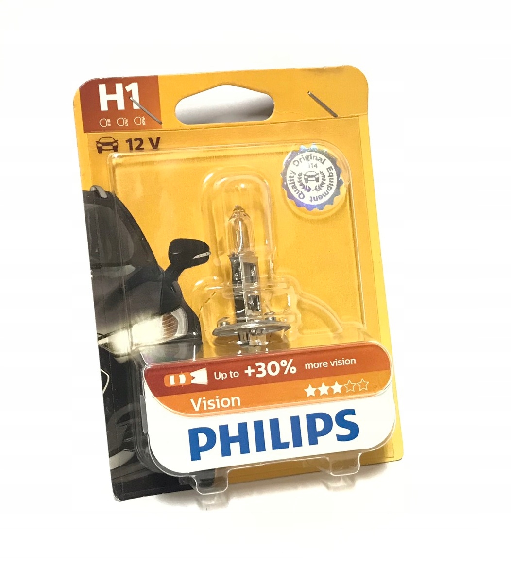 

Żarówki Philips H1 Vision +30% 12V 55W 1 Szt