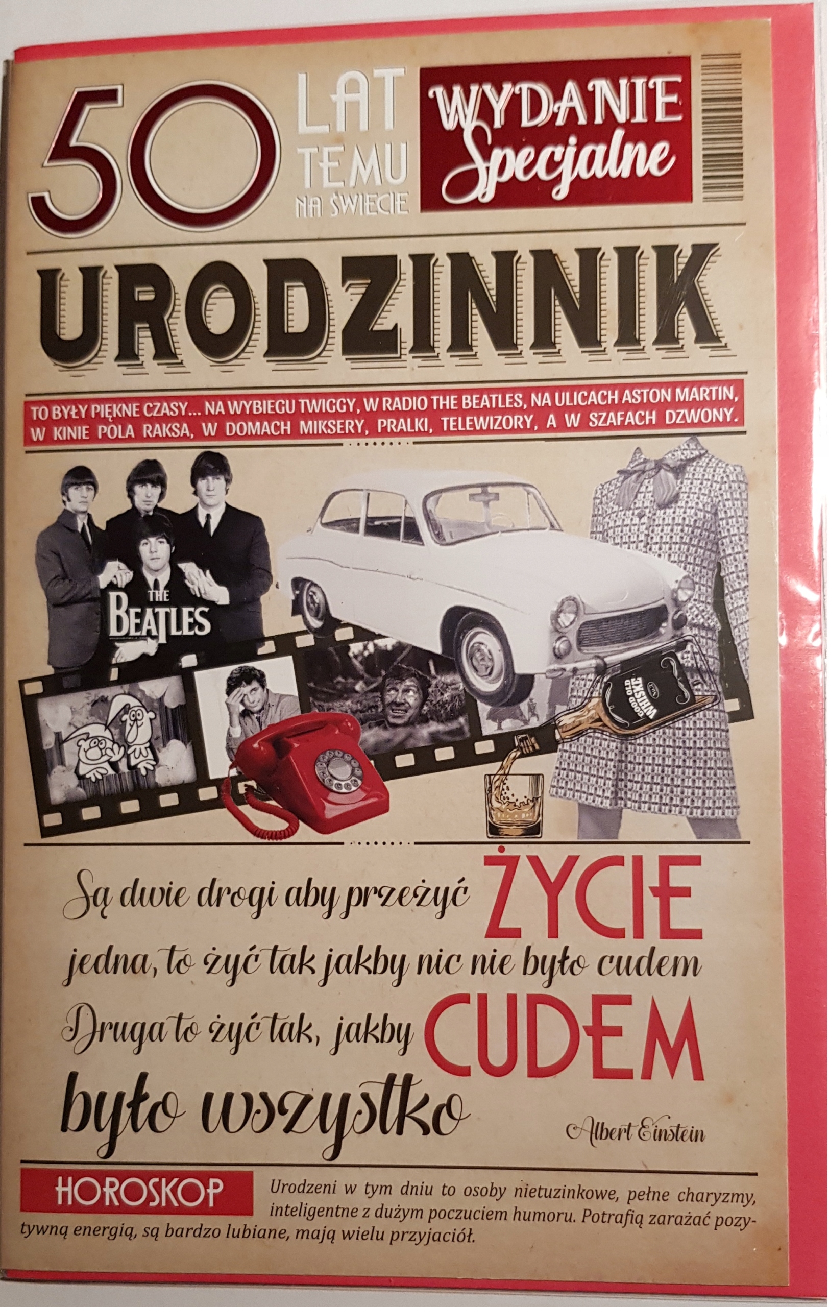 

kartka urodzinowa na 50 lat