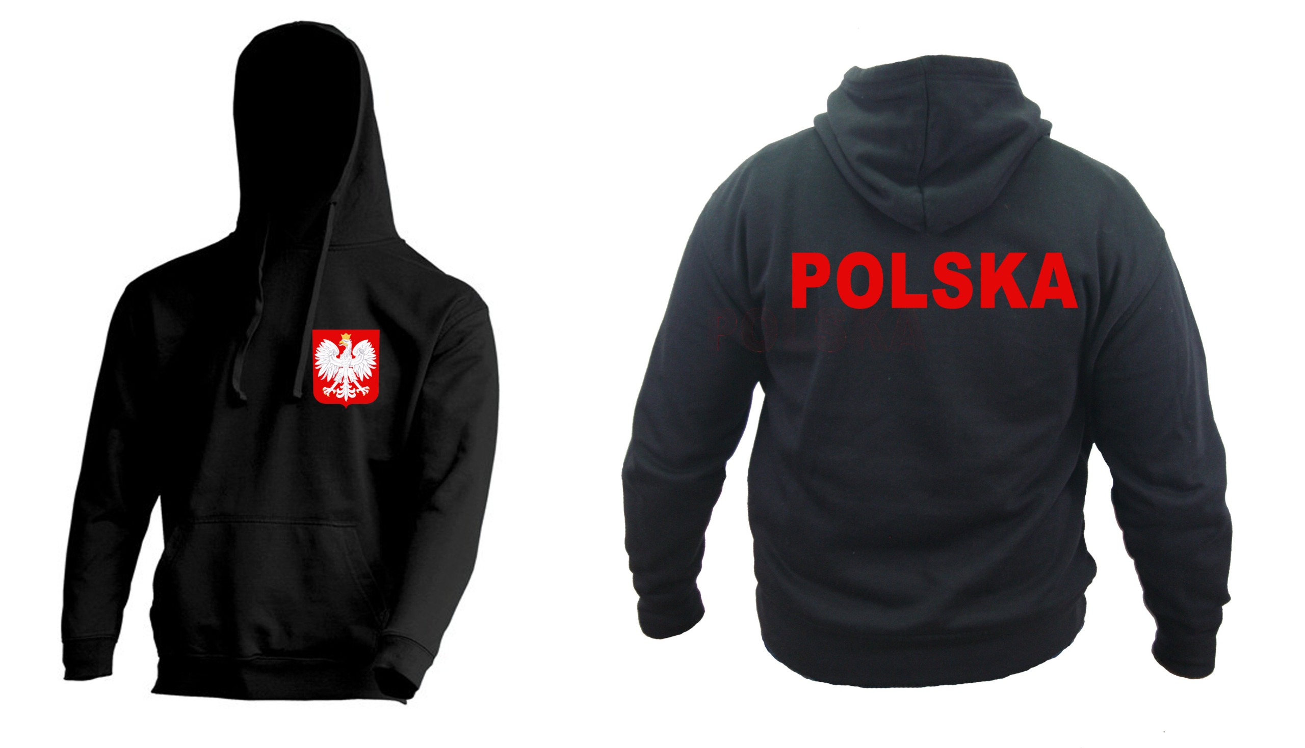 BLUZA bluzy z kapturem POLSKA POLAND orzeł godło Marka JHK