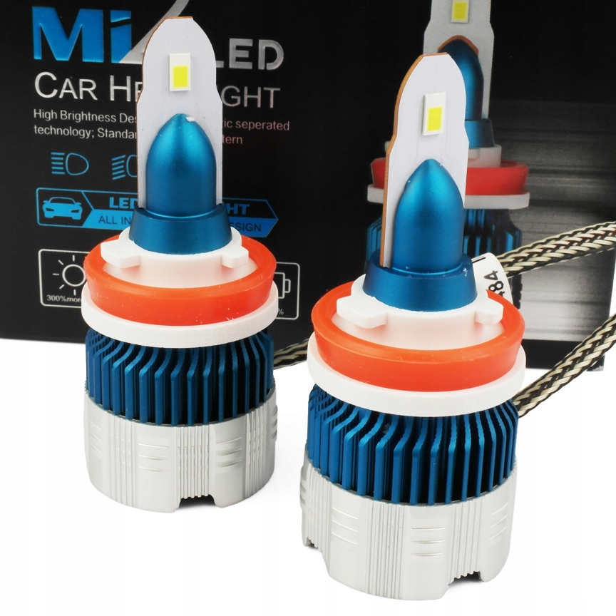 

Żarówki Led H11 Mi2 Csp 56W Dzień/noc 300% Światła