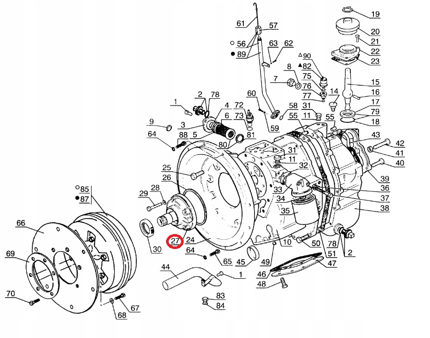 POMPA SKRZYNI MANITOU MLT MT 109989 561930 OEM Machine type Excavator Backhoe loader Loader Other