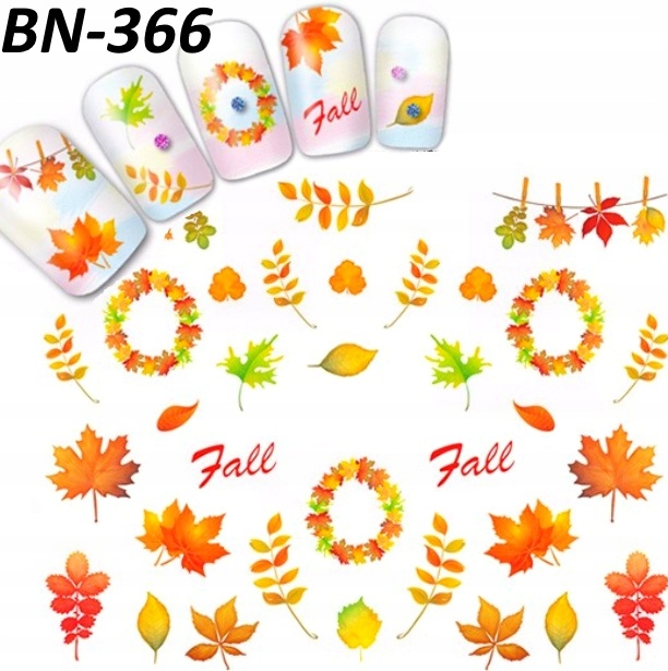 

Naklejki Wodne Jesienne Liście Dębu Klonu 366