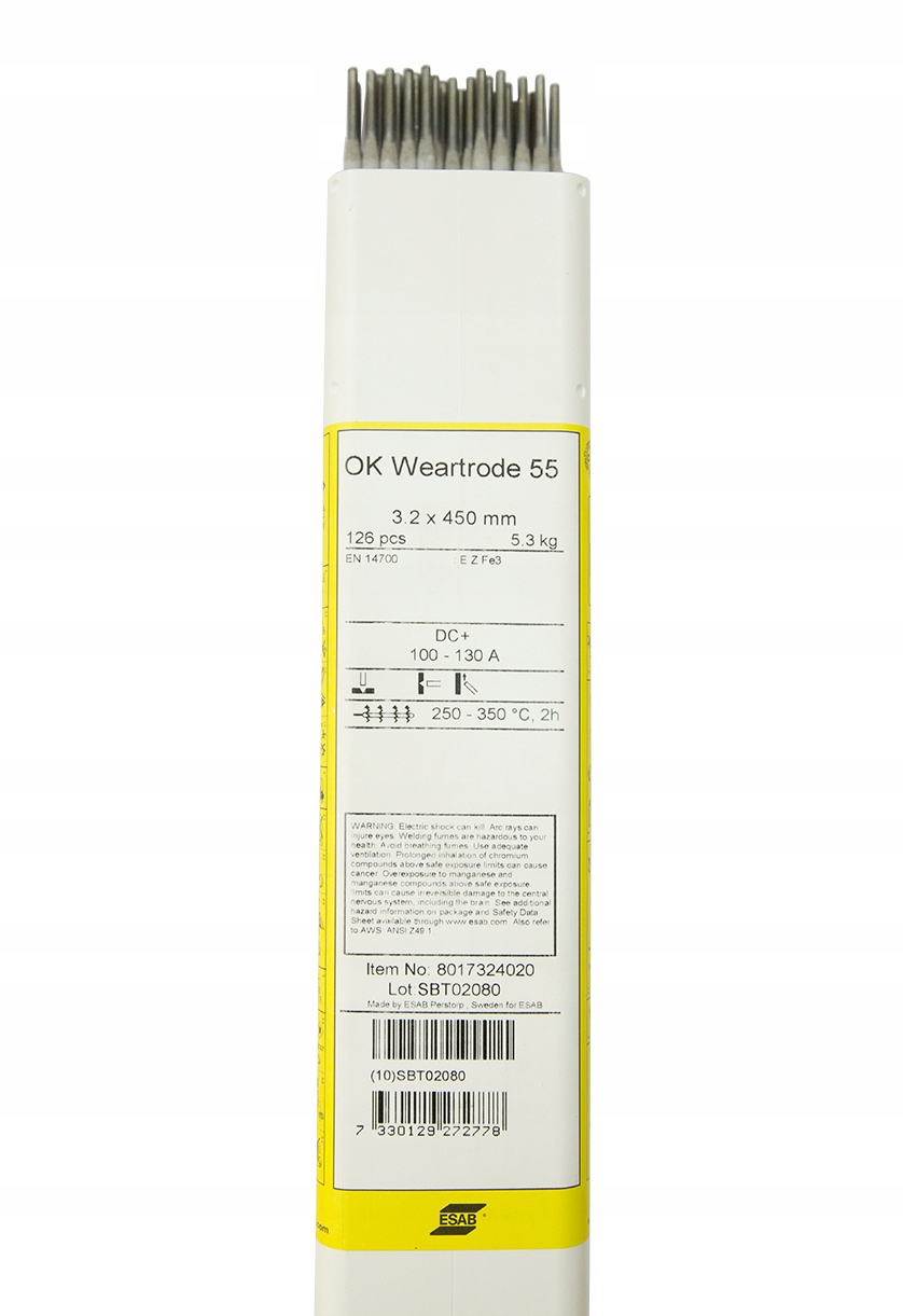 

Elektrody do napawania Esab 3,2 Weartrode 55 1kg