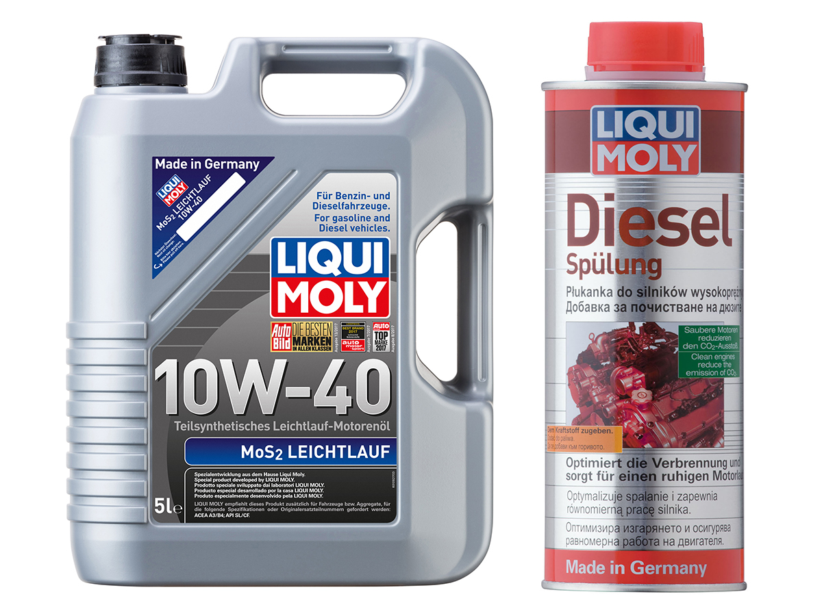 Liqui Moly MoS2 Leichtlauf 10W-40 5L Spulung