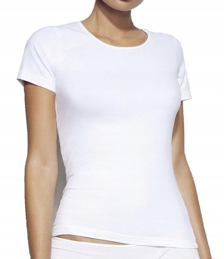 

Koszulka Damska Atlantic BLV199 T-shirt M Biały