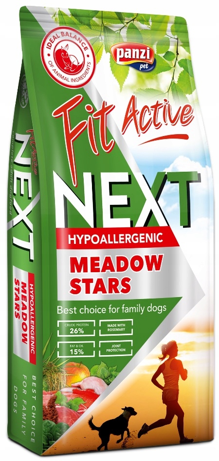 Levně Fit Active Dog Next Hypoallergenic Adult Meadow Stars Bezlepková 15 kg