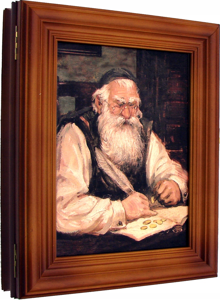 krabička na klíče hnědá