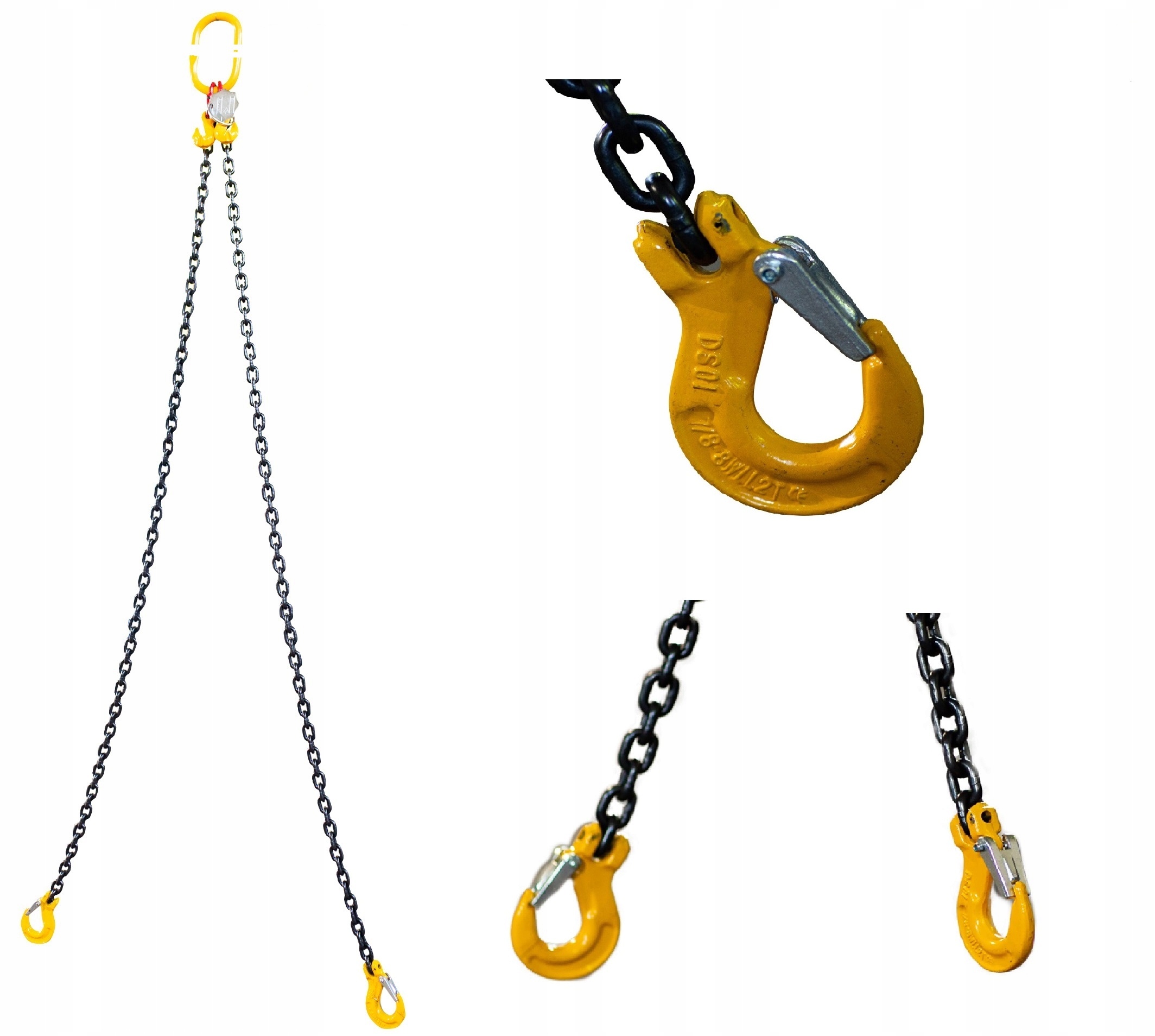 

Zawiesie łańcuchowe 2C 4,2T 1,5M G80 prod dźwigowe