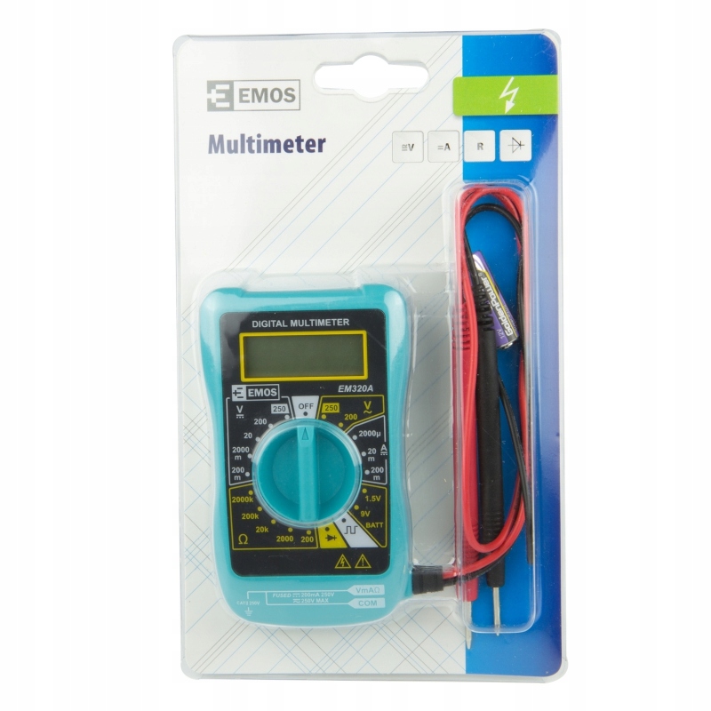 Miernik Cyfrowy Multimetr Uniwersalny Emos