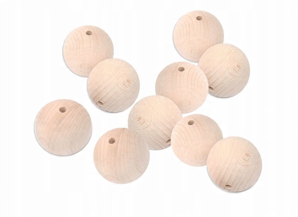 

Kulki Korale drewniane surowe Decoupage 20mm 10szt