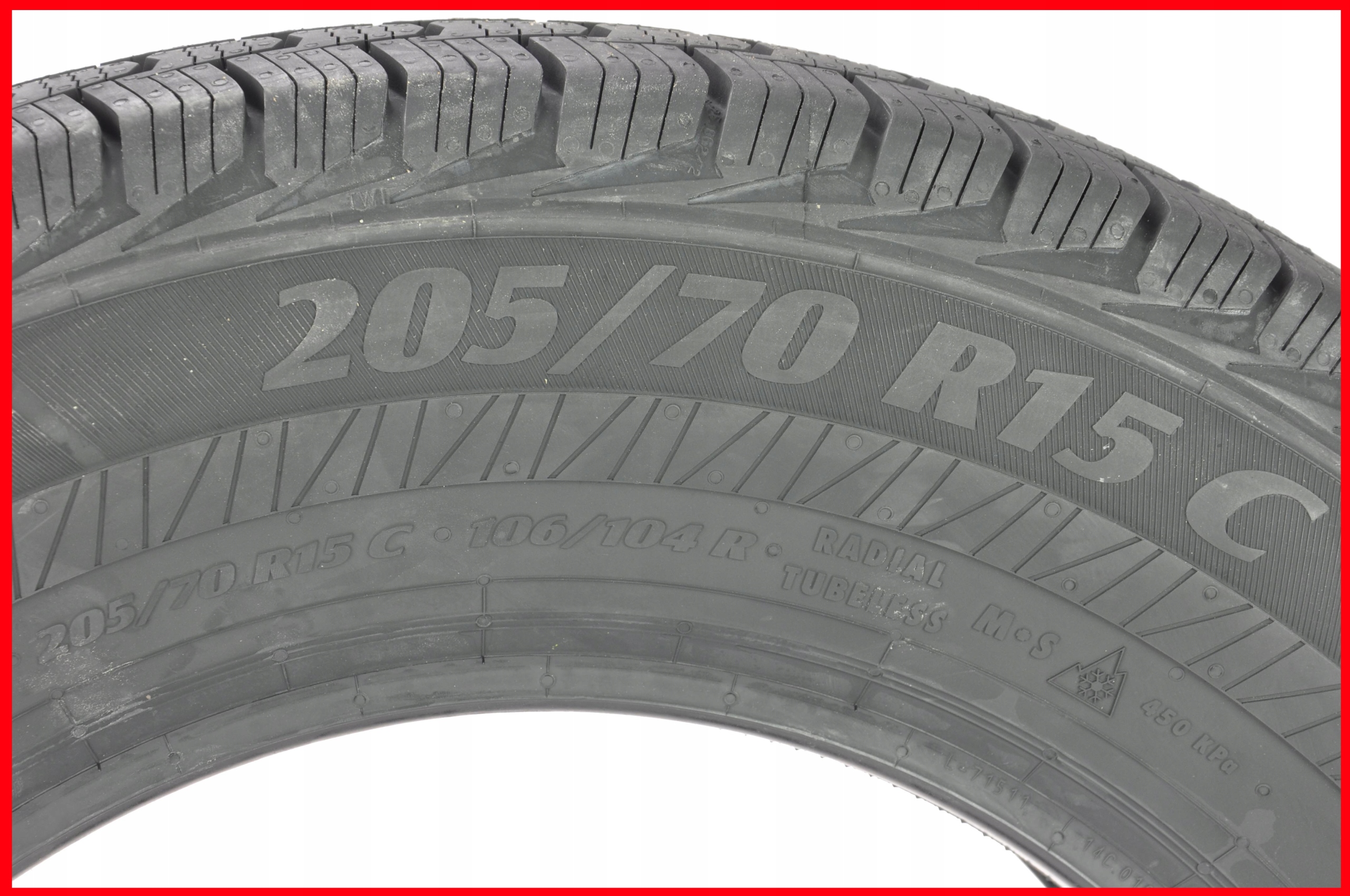 1 x 205/70R15C 106/104R Matador CAŁOROCZNE Szerokość opony 205 mm