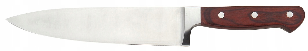 

Nóż Szefa Kuchni Stalowy drewno 33 CM 20 KH3435
