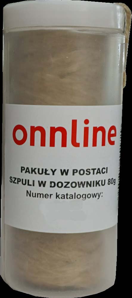

Konopie lniane czesane pakuły 80g mh031 szpulka