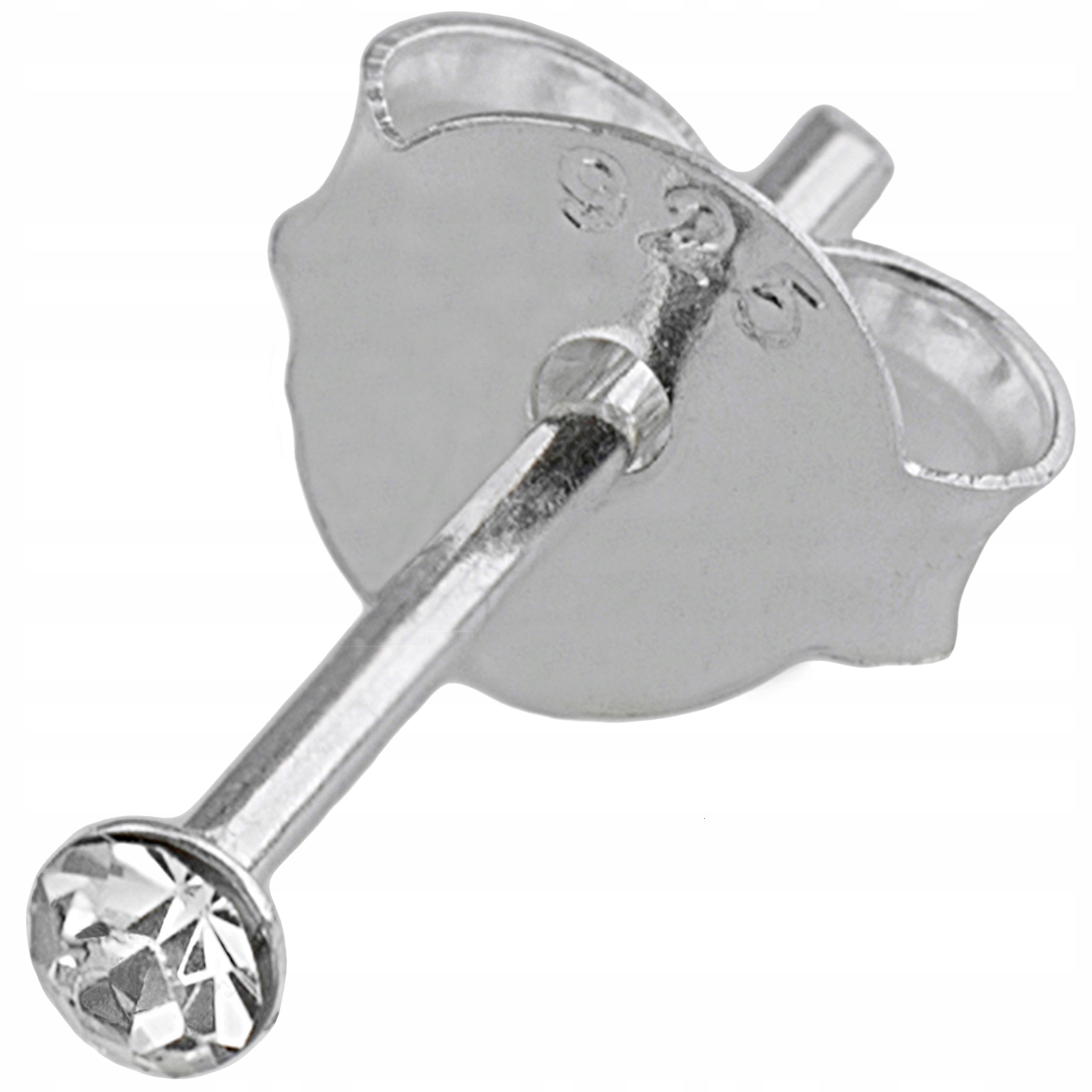 

Kolczyk cyrkonia 2,0mm sztyfty 1 sztuka srebro 925