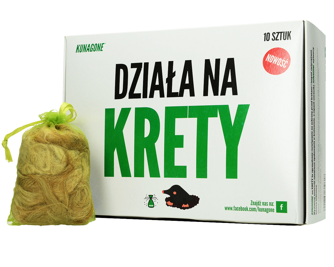 

10x Odstraszacz Na Krety Kretów Kunagone Do Kopca