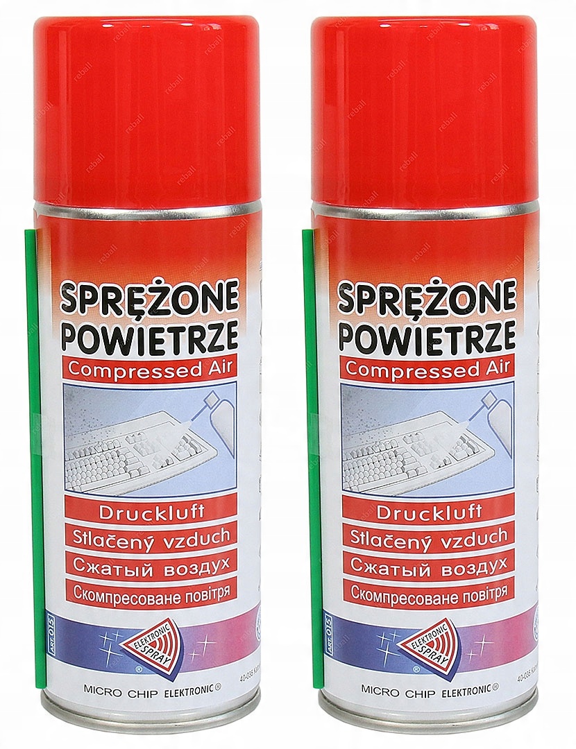 

Sprężone Powietrze Rurka 2x400ml Micro Chip Jakość
