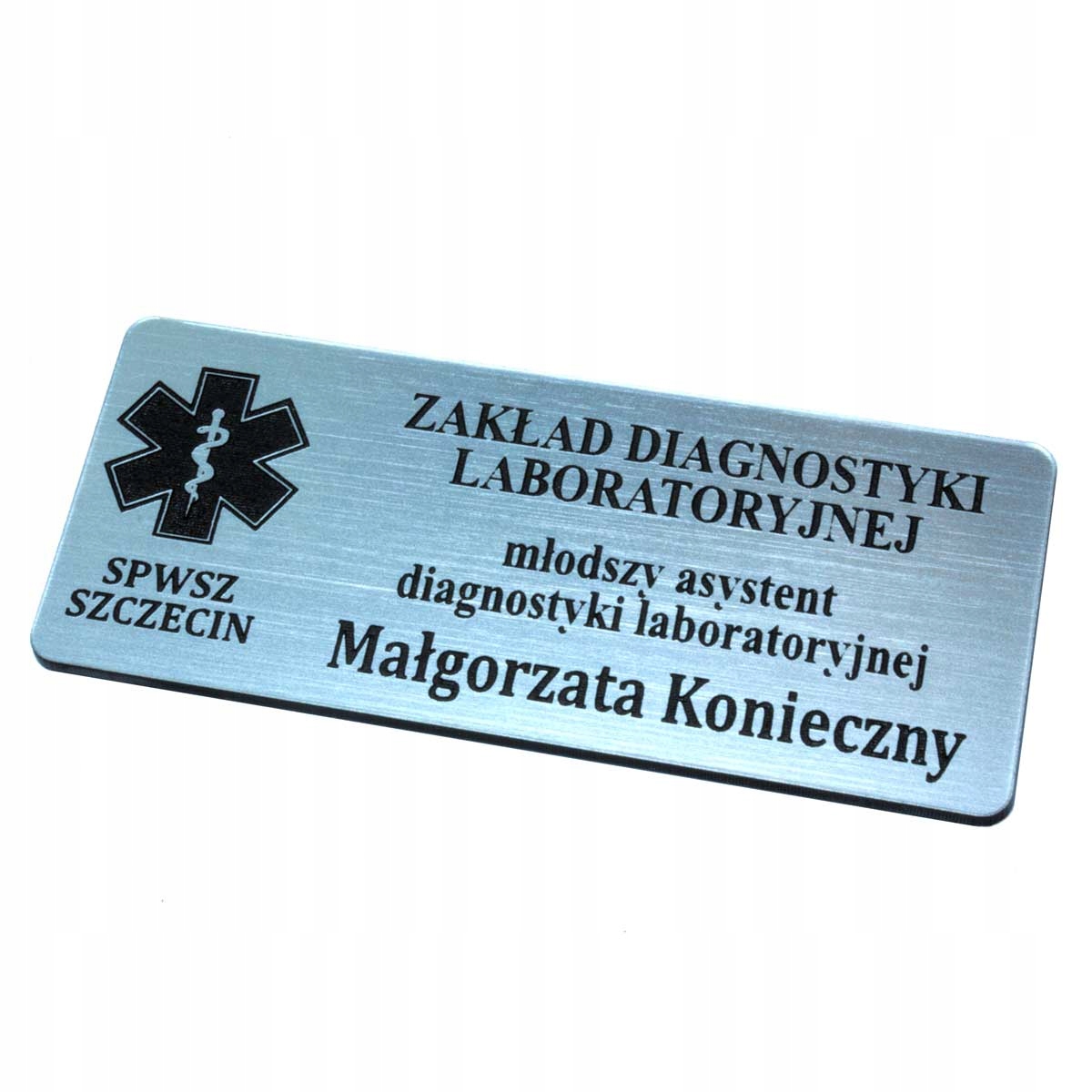 Identyfikator personalny MAG+grawerowanie laserowe