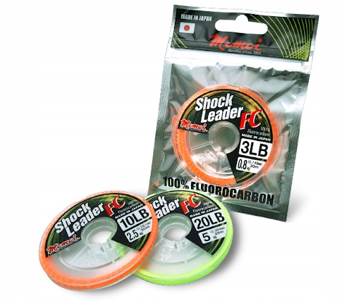japoński Fluorocarbon Momoi Shock Leader Fc 0,165mm/30m na przypon