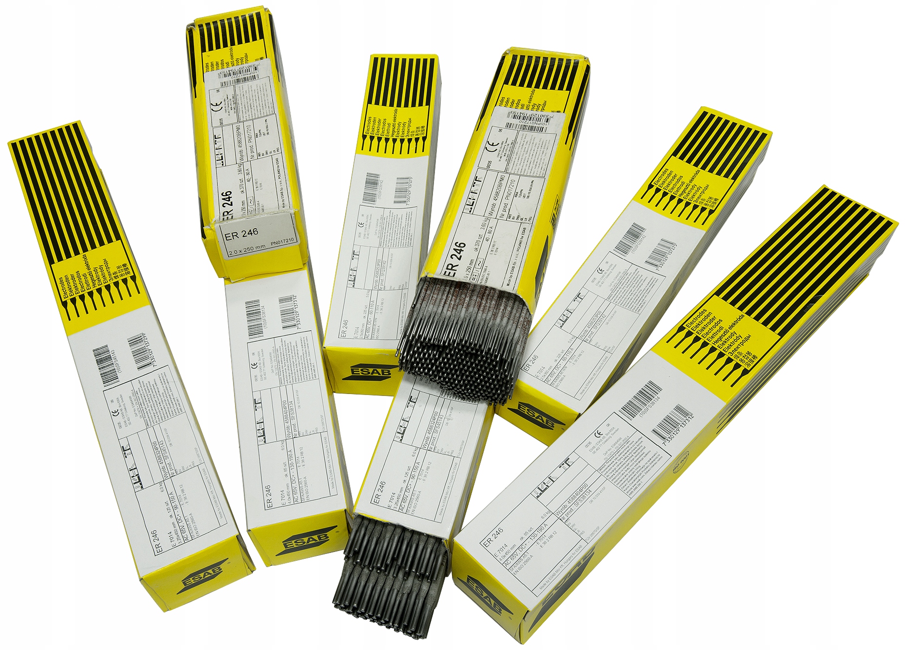 

Elektrody rutylowe Esab Er 246 fi 2,5 x 350 1KG
