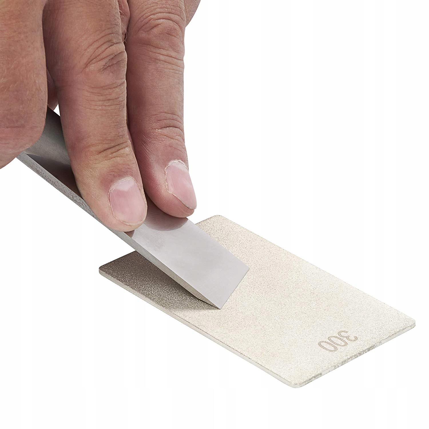 KAMIEŃ DO OSTRZENIA NOŻY NIEZBĘDNIK WIELKOŚCI KARTY KREDYTOWEJ 300 1019