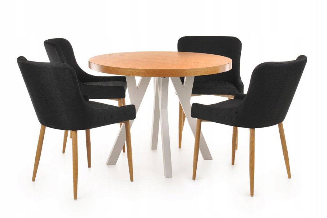 STÓŁ OKRĄGŁY S-3 SL-NCZ 90/2X50 ROZKŁADANY Głębokość mebla 90 cm