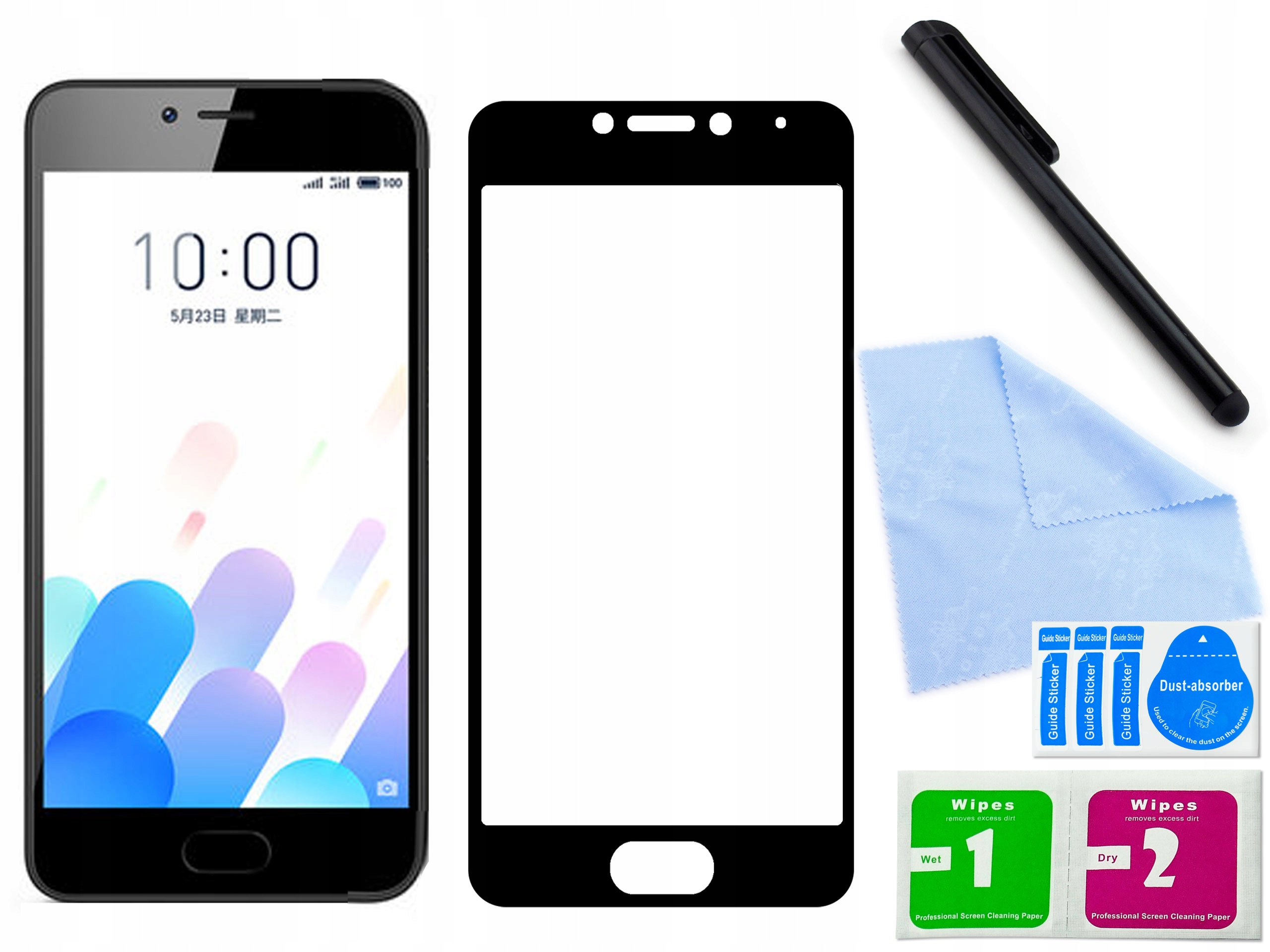 

Szkło 3D, curved, do Meizu Noblue A5 kolor Czarne
