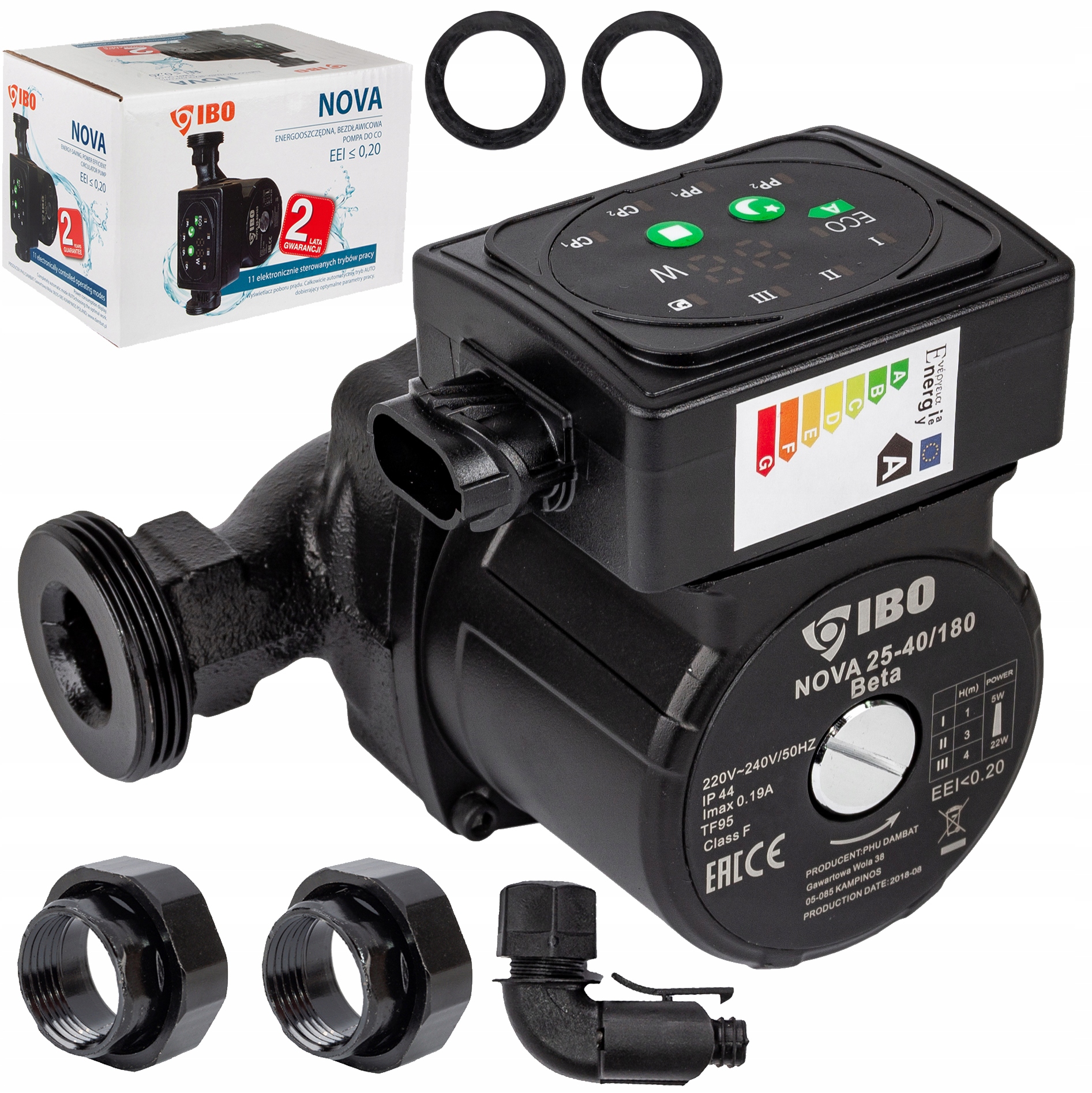 

Pompa Obiegowa Ibo Nova 25-40 180 Cyrkulacyjna Co