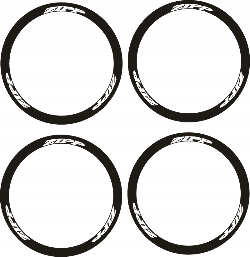 ZIPP naklejki na koła obręcze 27’ 28’ 29’