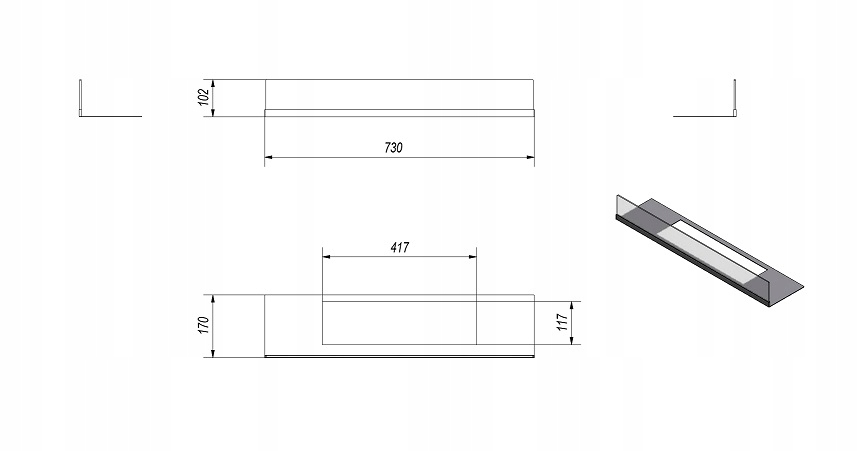 BIOKOMINEK stojący QUAERERE + SZYBA + biopaliwo Pojemność biowkładki 0.75 l